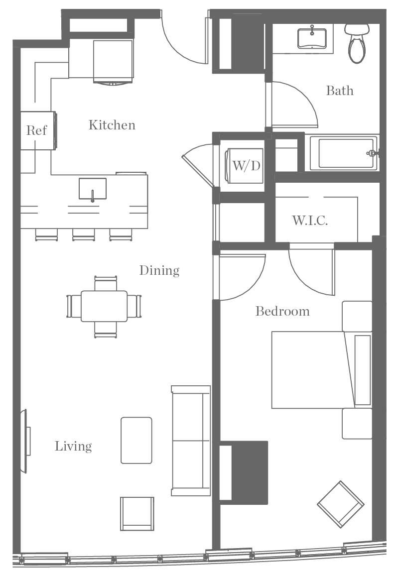 Kurve on Wilshire Floor Plan L12